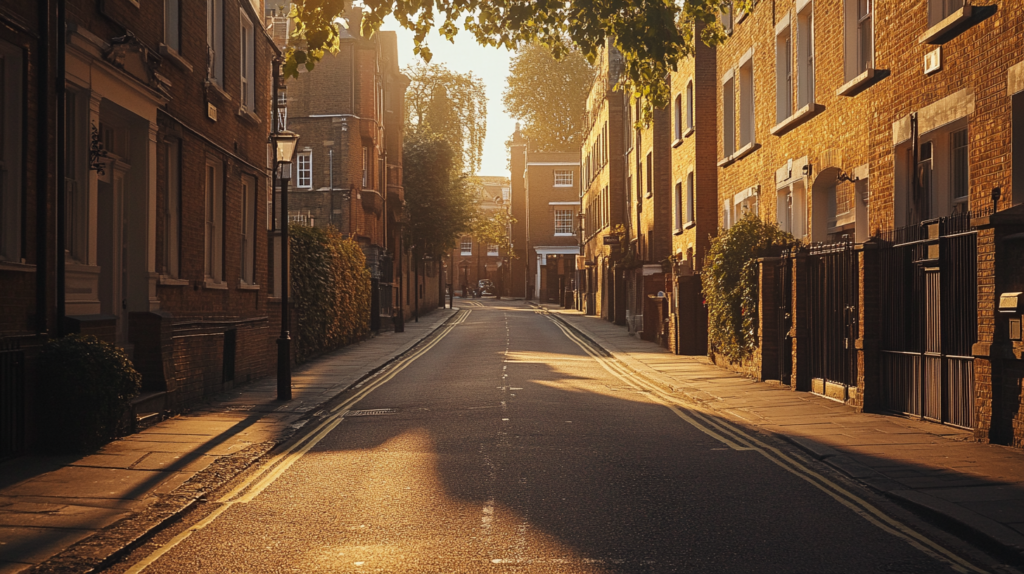 u1766949928 Cinematic London residential street Georgian arch 8099032c 3f8b 40b2 8852 452591f4067c 1